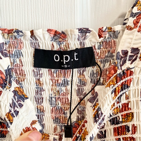 O.P.T Dress Size Small Smocked Summer Dress - Picture 8 of 10